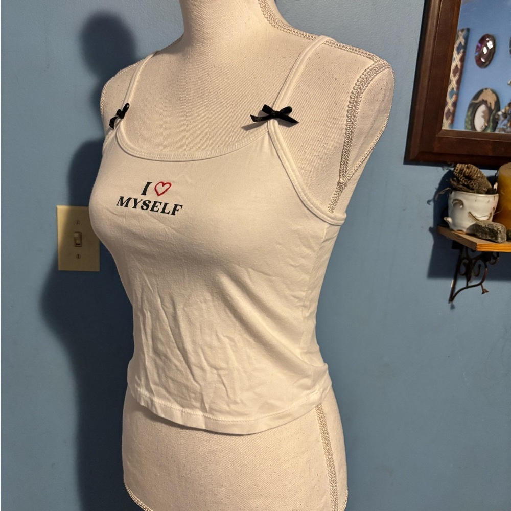Wild fable “I ❤️ Myself” Cropped, Tank Top - Picture 4 of 7